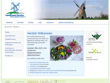 Tablet Screenshot of landfrauen.de